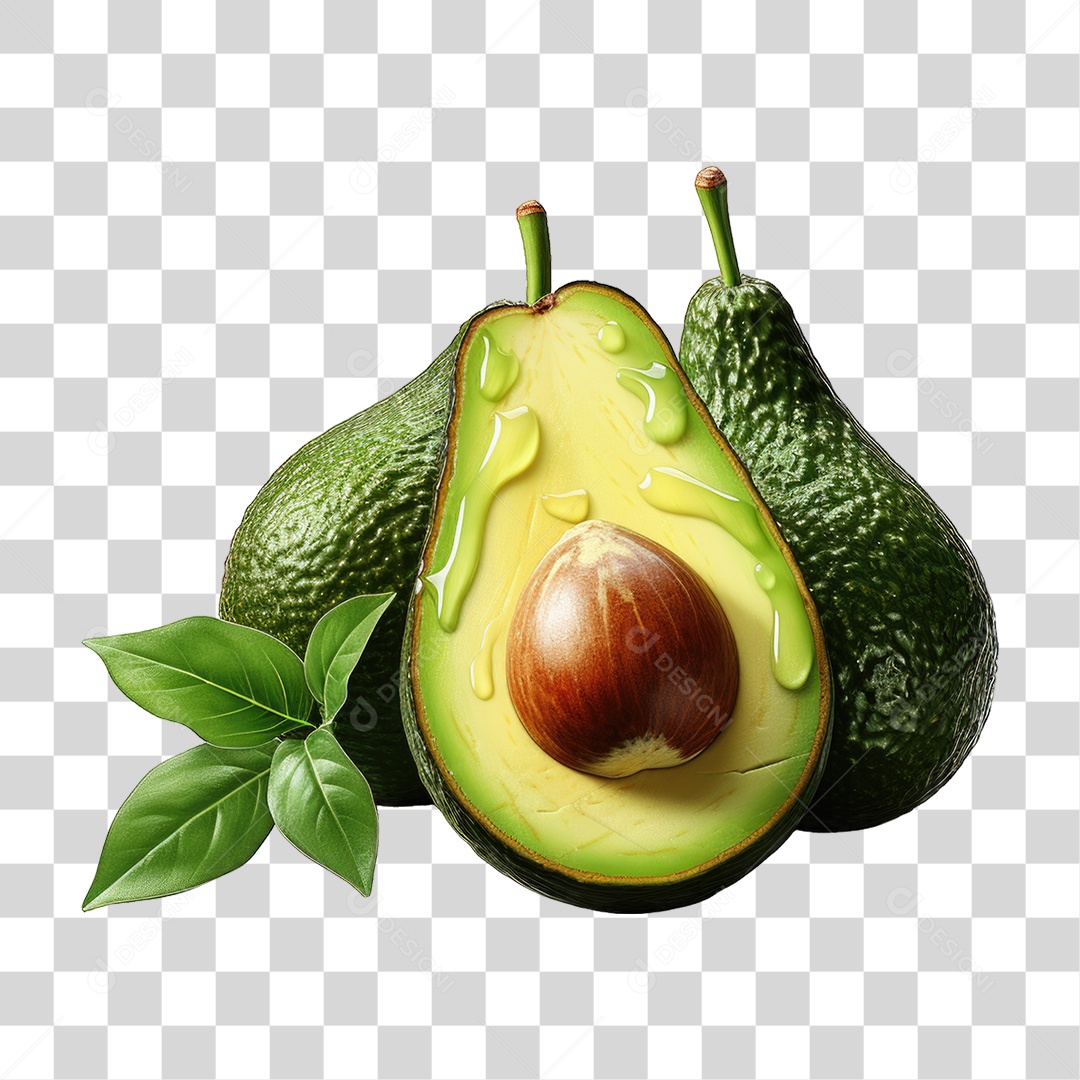 Fruta Abacate PNG Transparente
