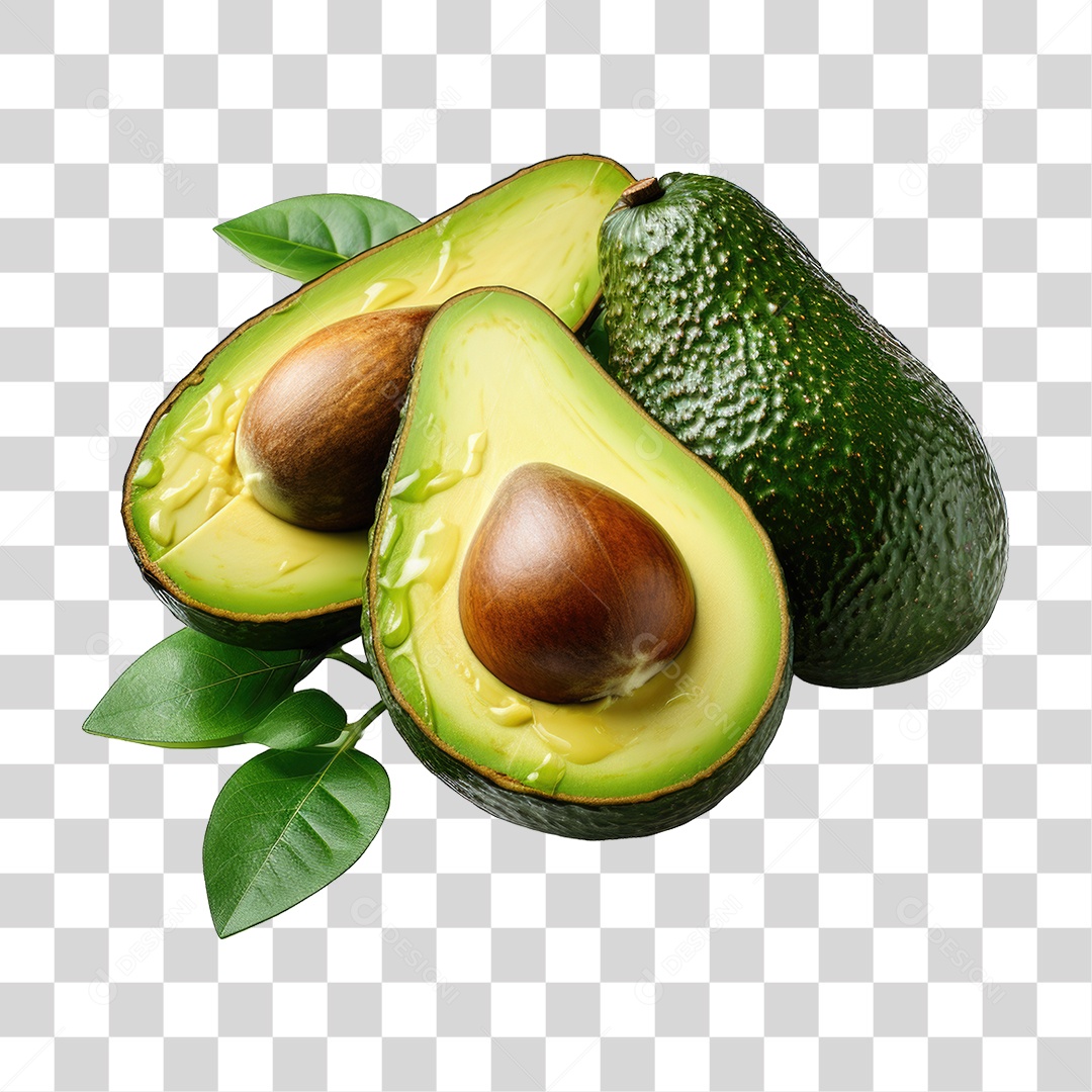 Fruta Abacate PNG Transparente