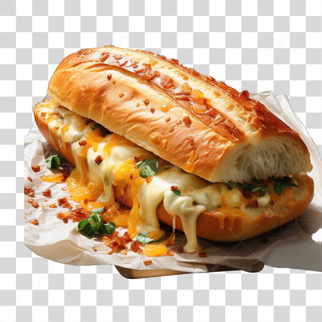 Lanches Pães Sanduiches PNG Transparente