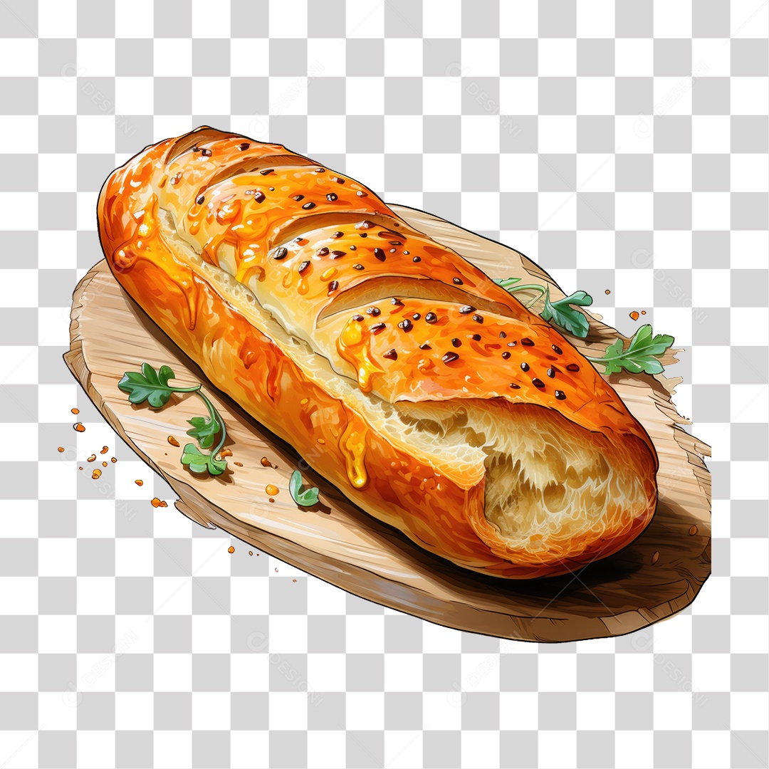 Lanches Pães PNG Transparente