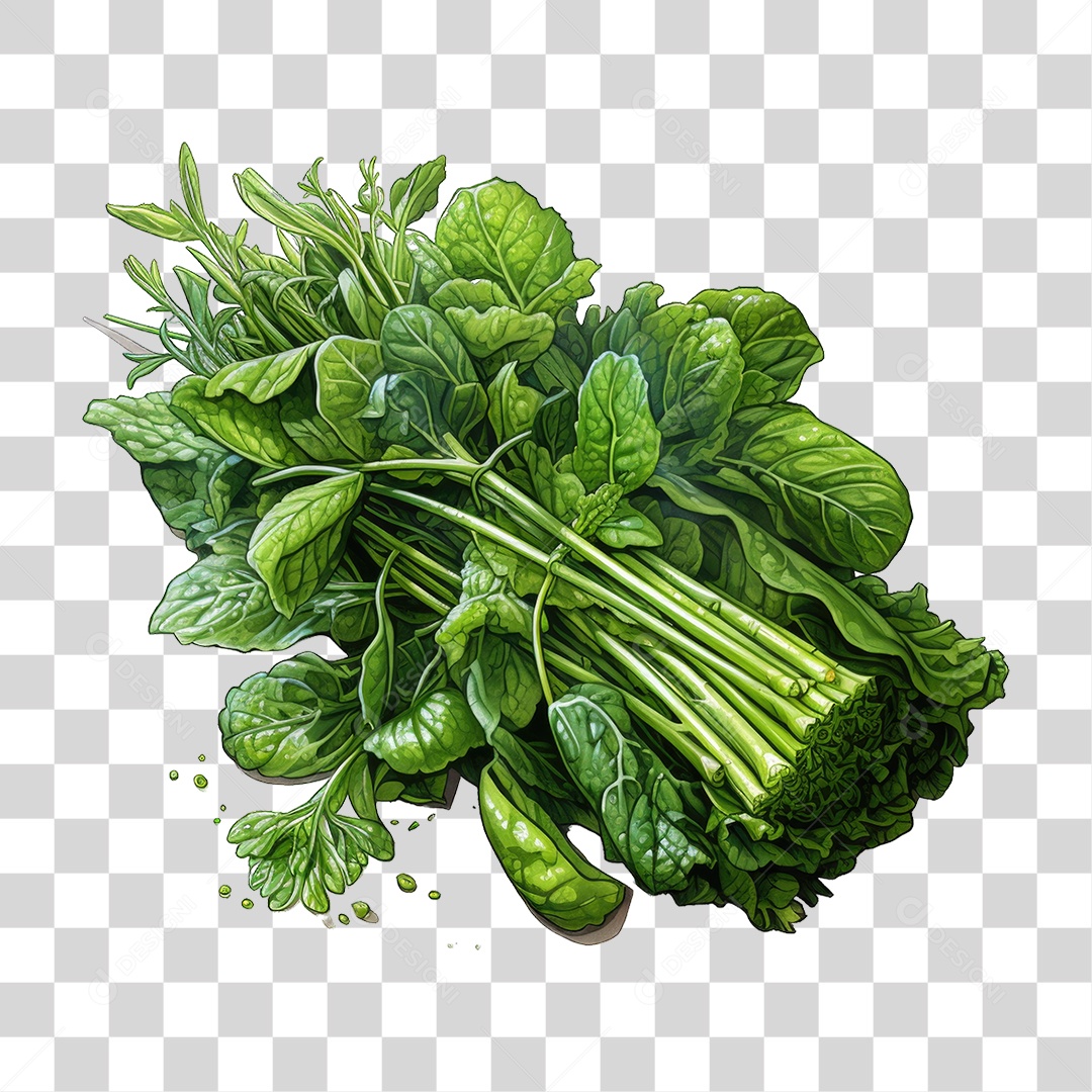 Alimento Folhas Vegetais PNG Transparente