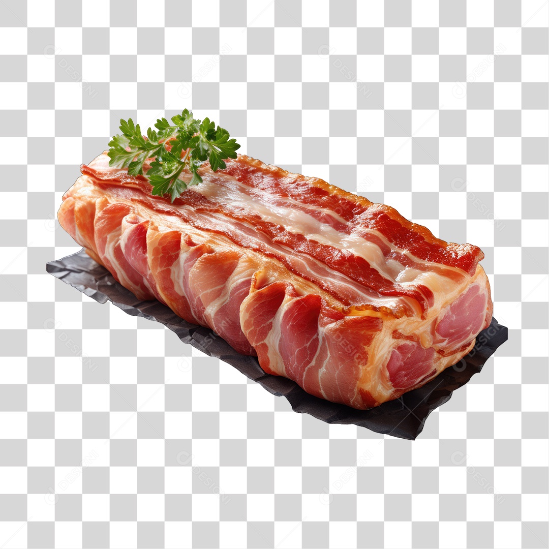 Pedaço de Bacon PNG Transparente