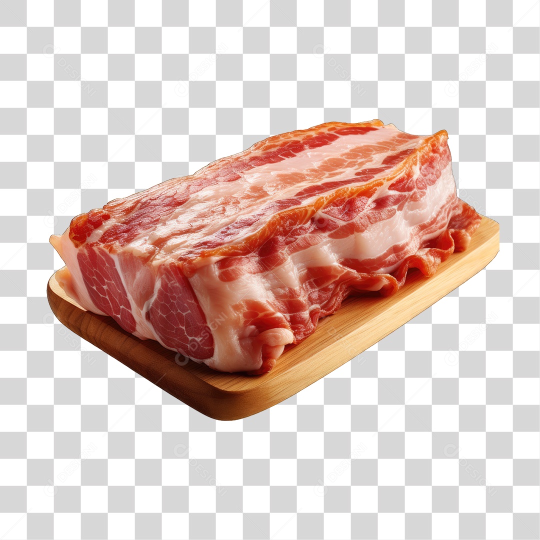 Pedaço de Bacon PNG Transparente