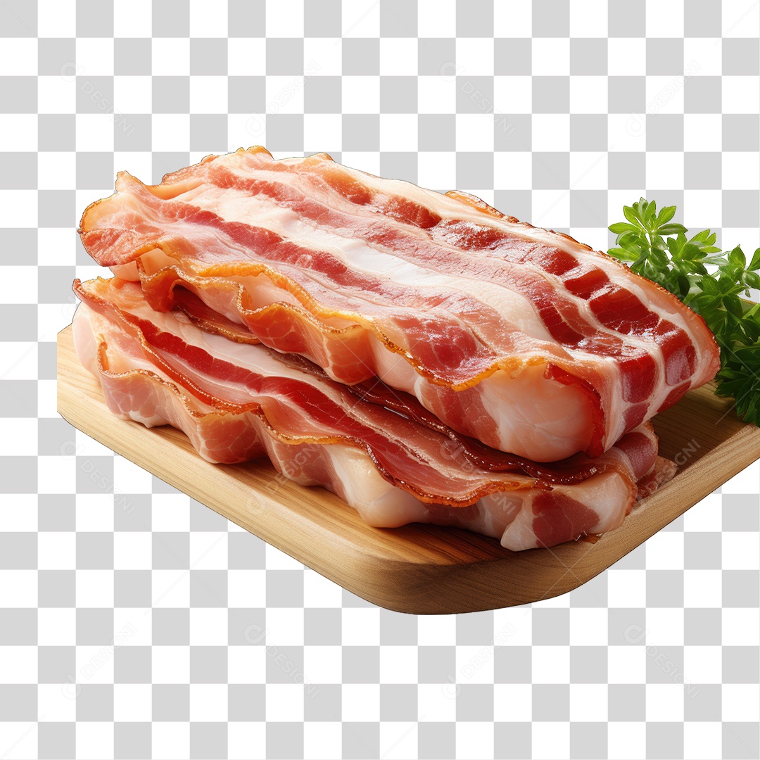 Pedaço de Bacon PNG Transparente