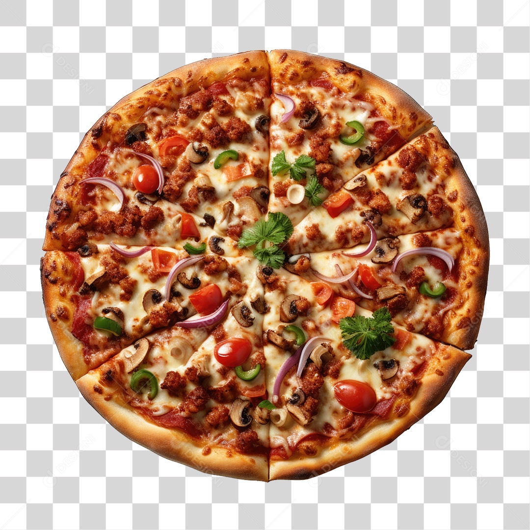 Pizza Saborosa PNG Transparente