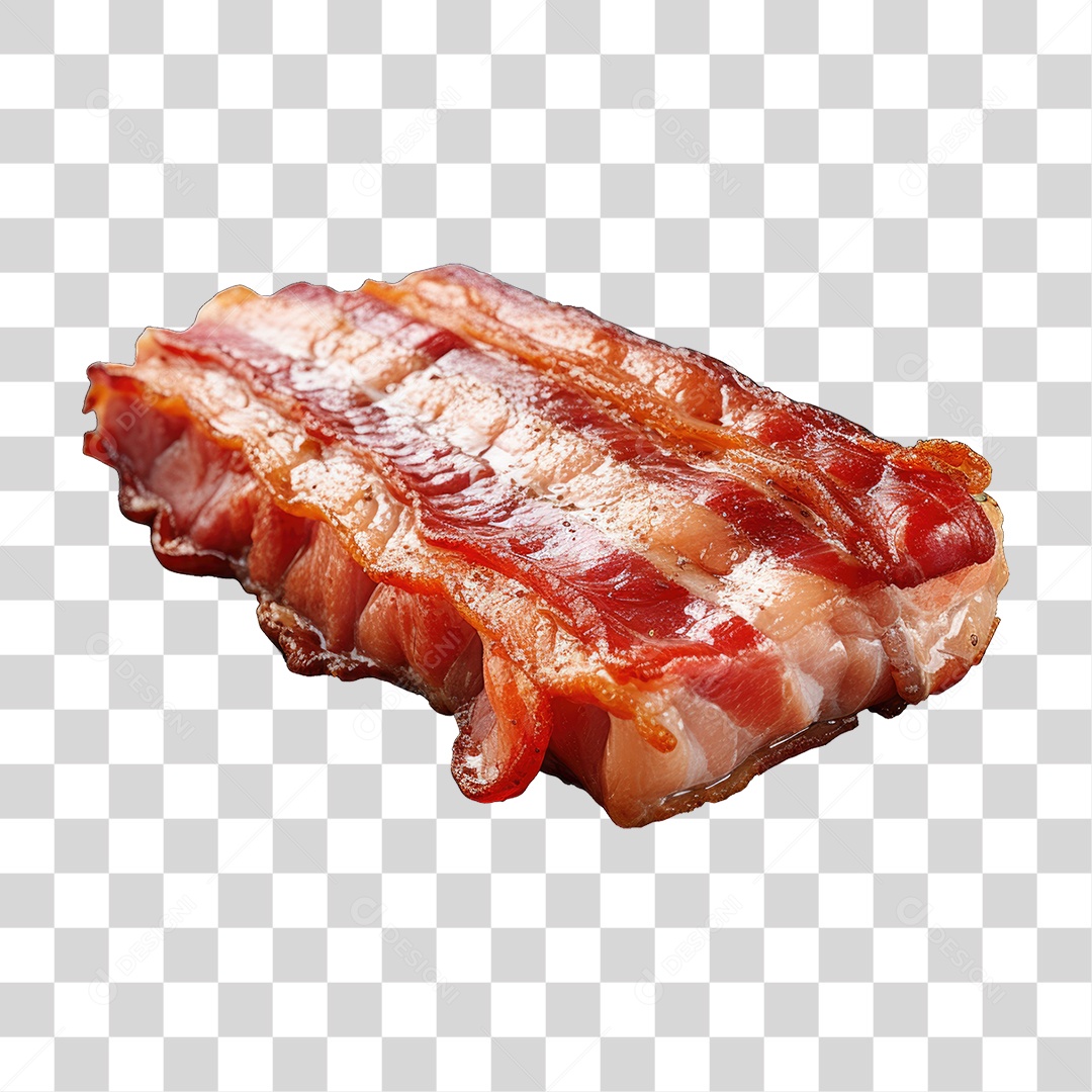 Pedaço de Bacon PNG Transparente