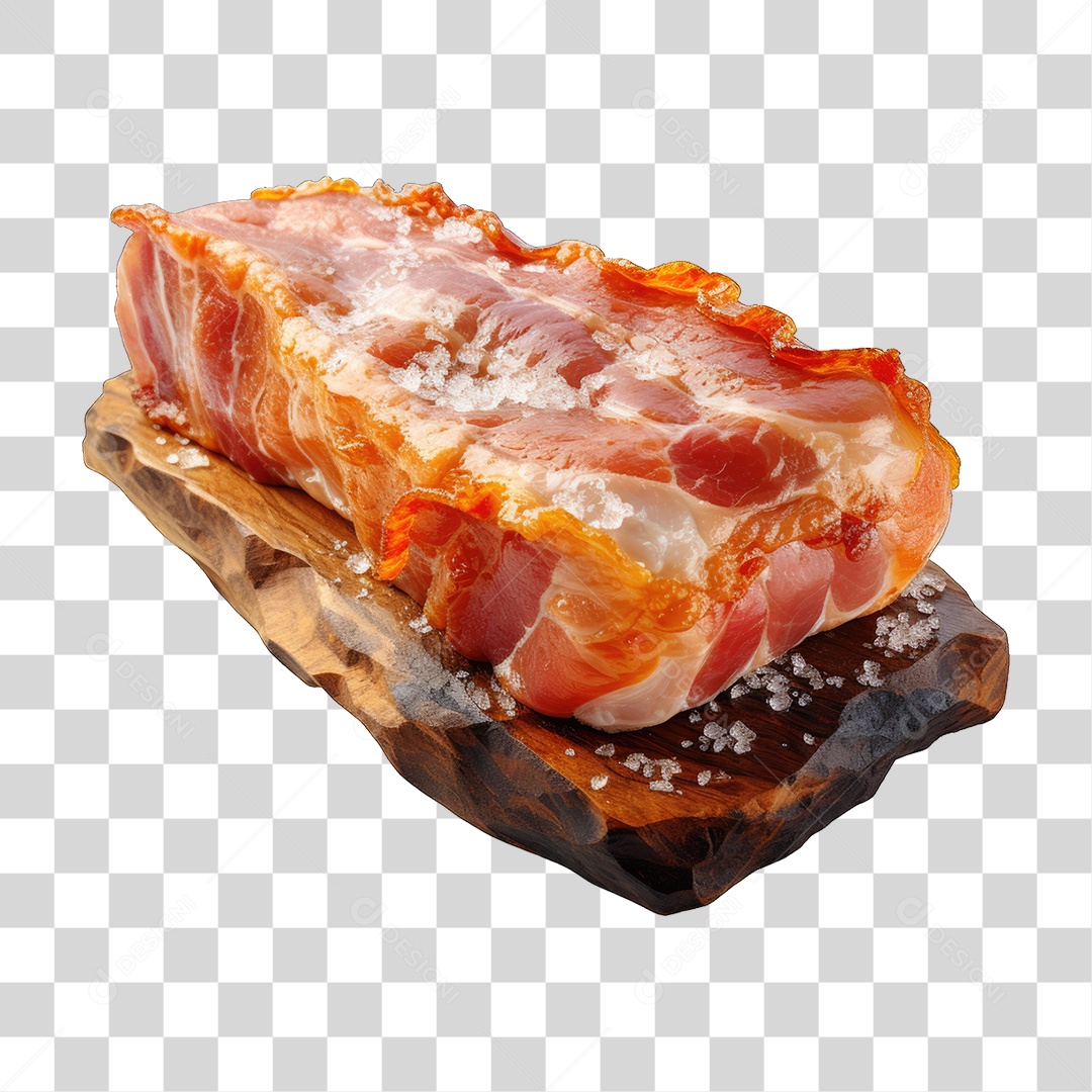 Pedaço de Bacon PNG Transparente