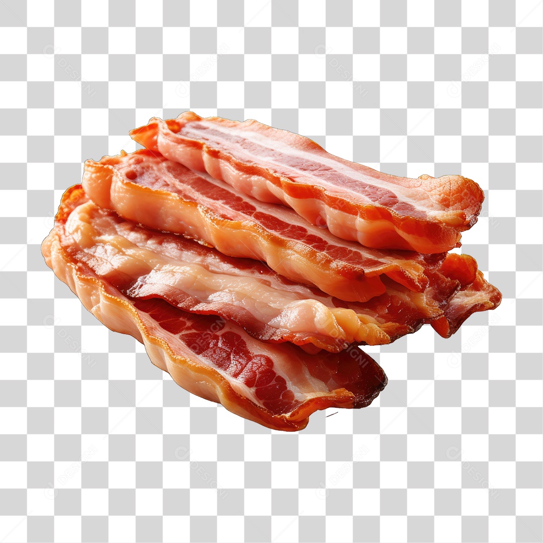 Pedaço de Bacon PNG Transparente