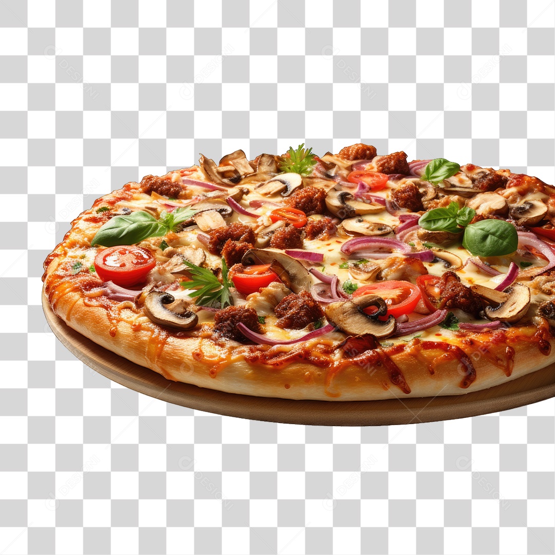 Pizza Saborosa PNG Transparente