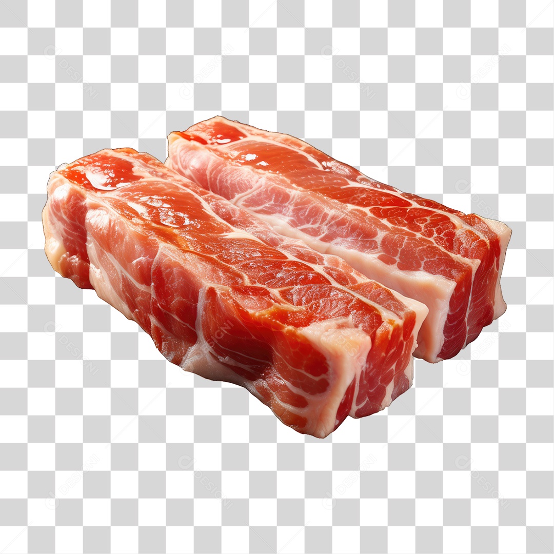 Fatia de Bacon PNG Transparente
