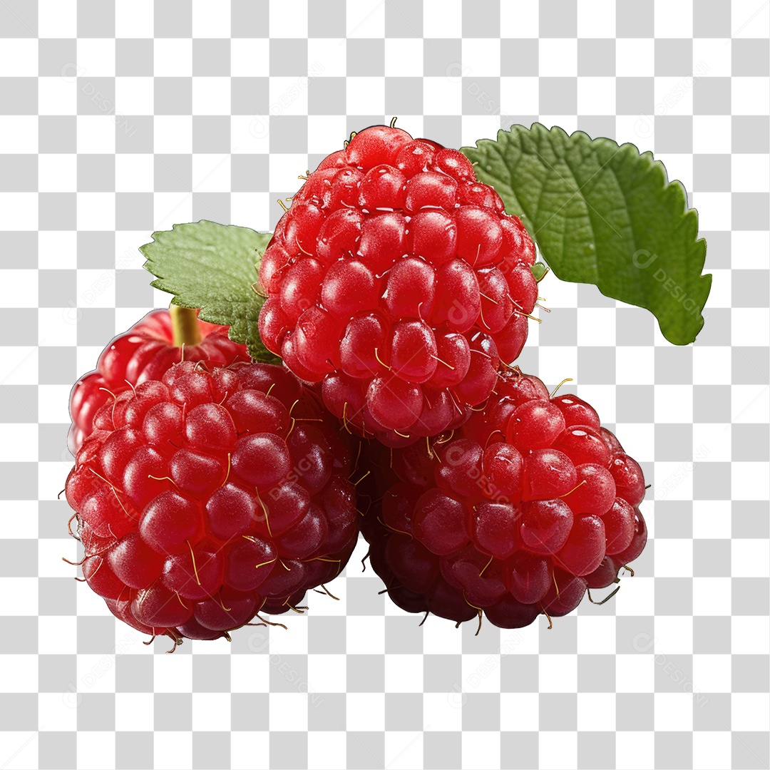 Framboesa Frutas PNG Transparente