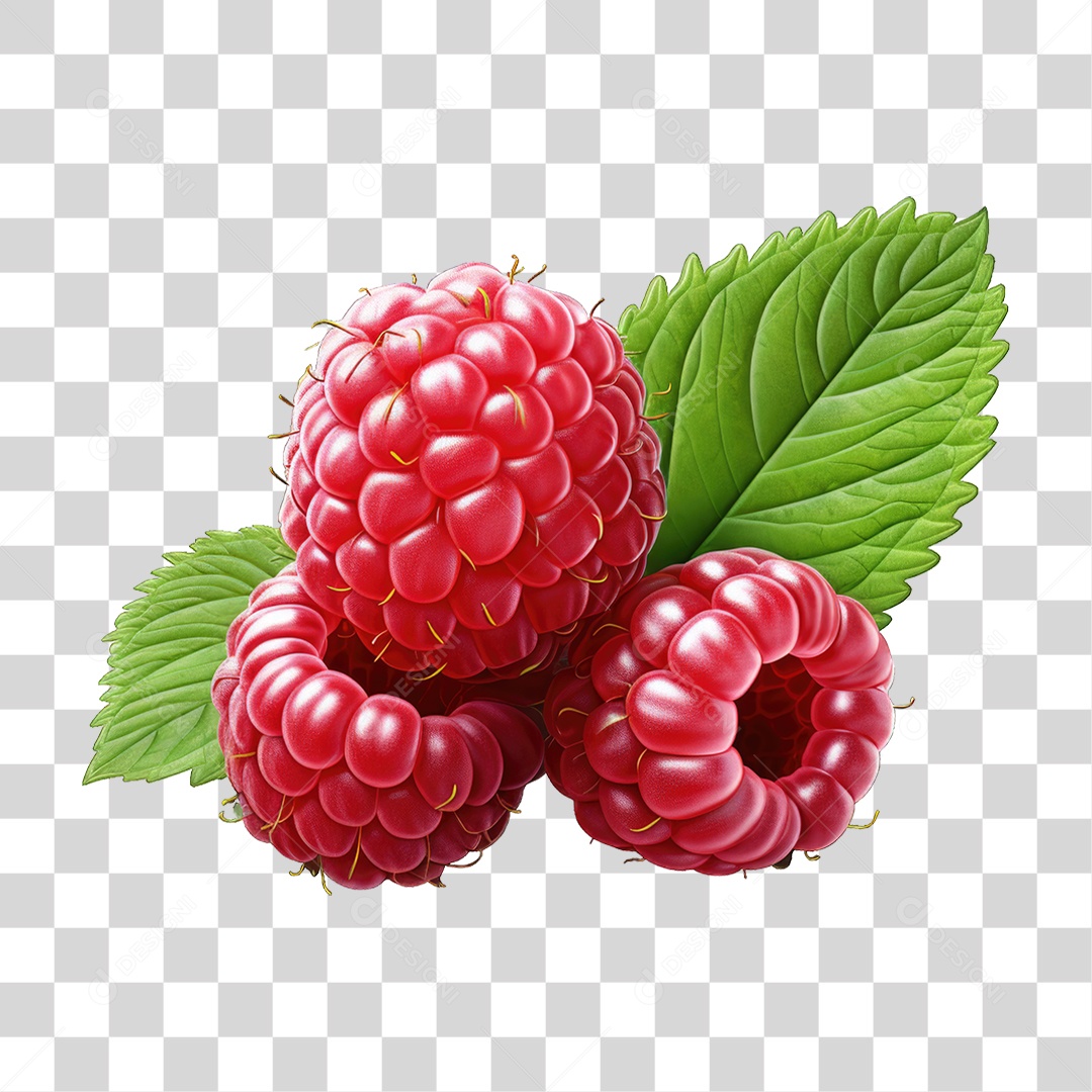 Framboesa Frutas PNG Transparente