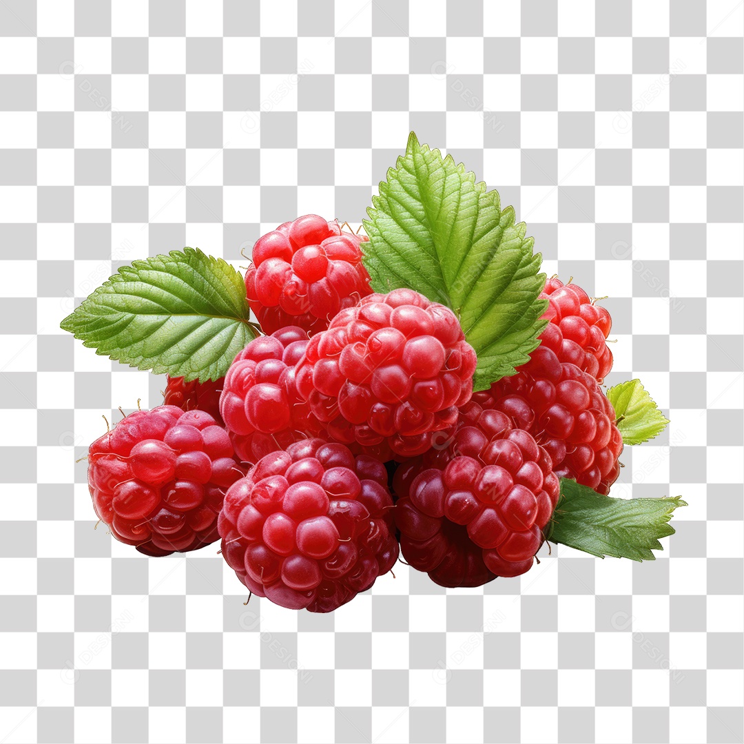 Framboesa Frutas PNG Transparente