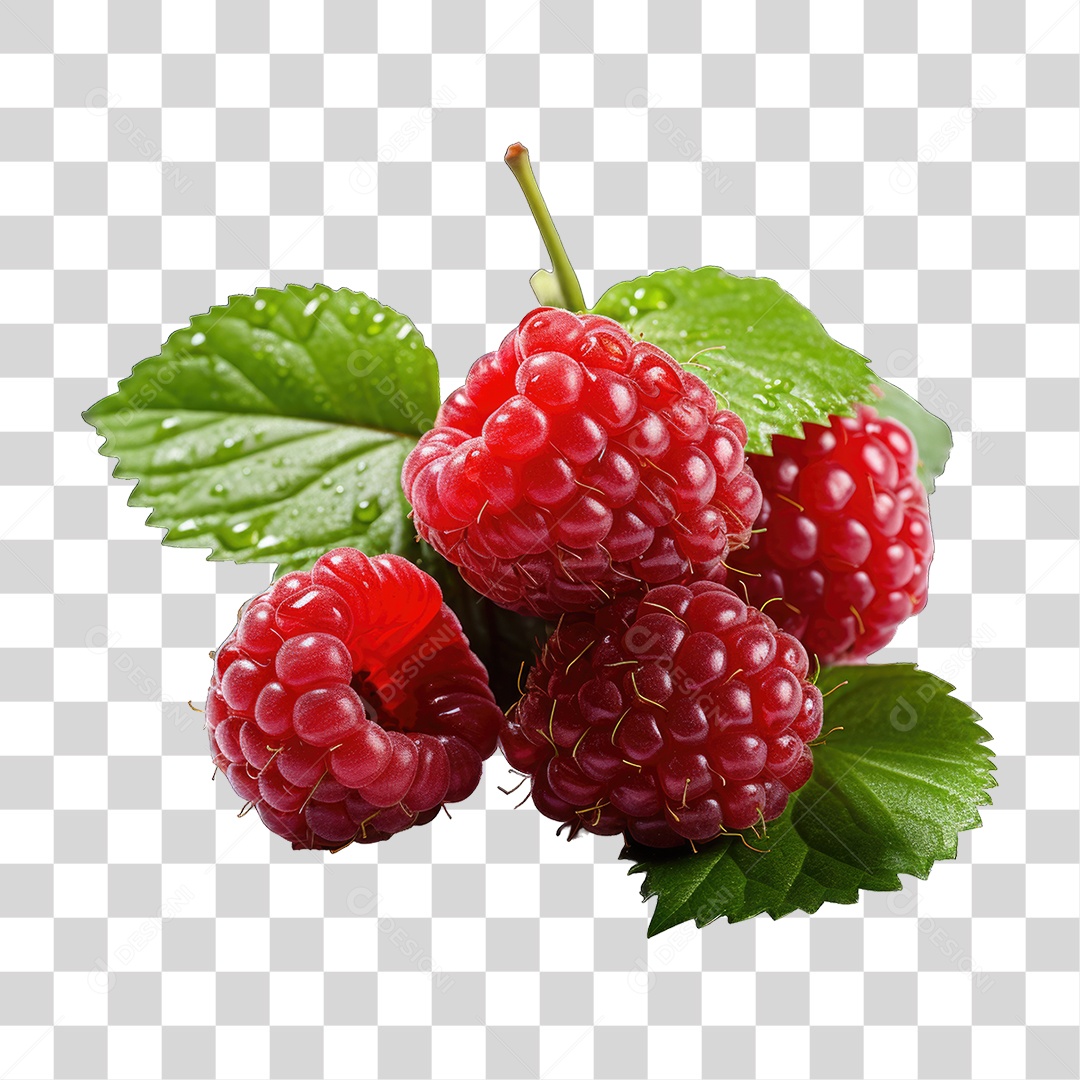 Framboesa Frutas PNG Transparente