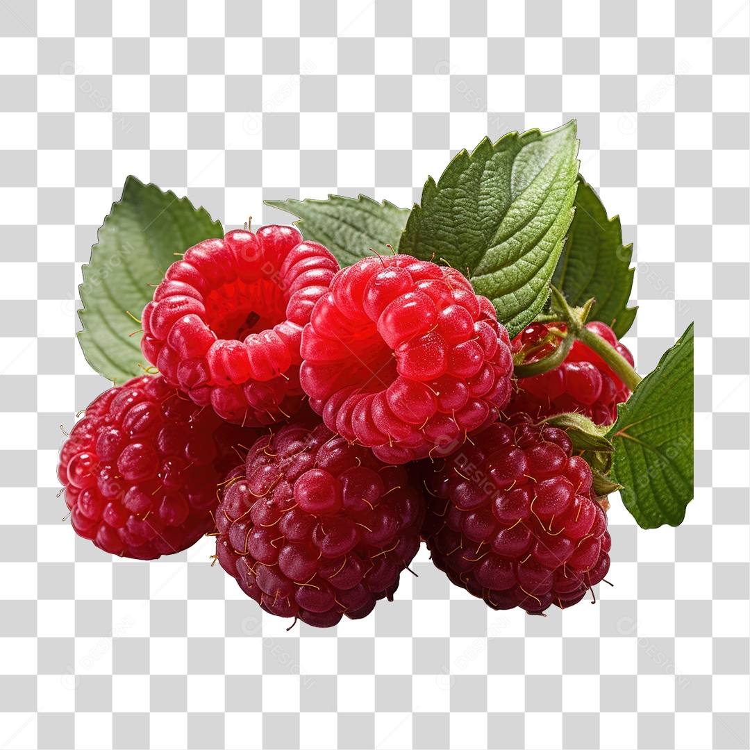 Framboesa Frutas PNG Transparente