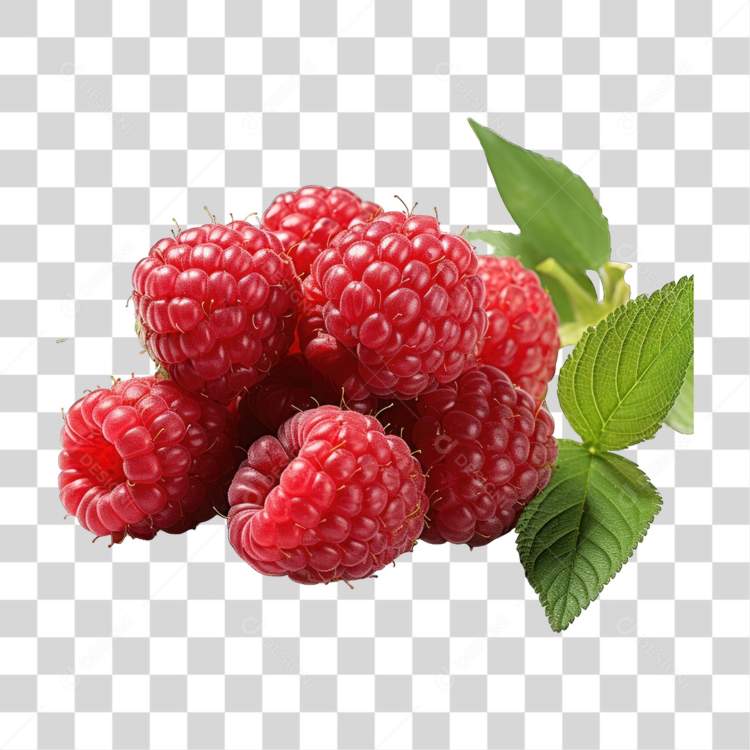 Framboesa Frutas PNG Transparente
