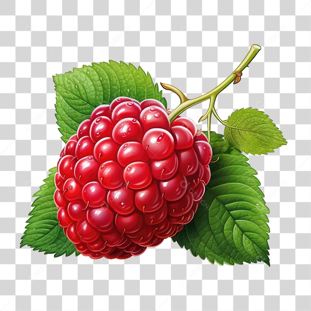 Framboesa Frutas PNG Transparente