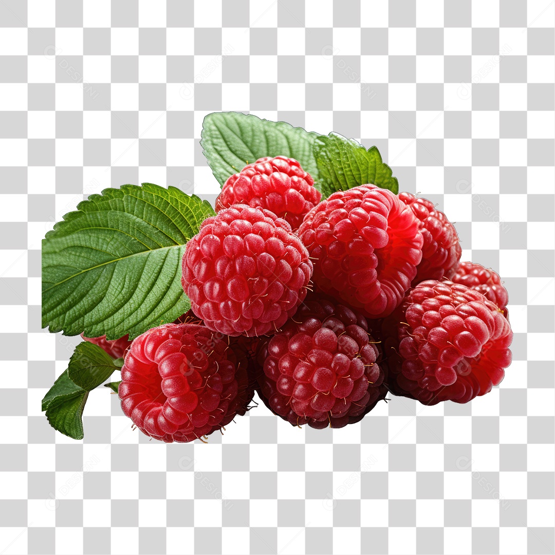 Framboesa Frutas PNG Transparente