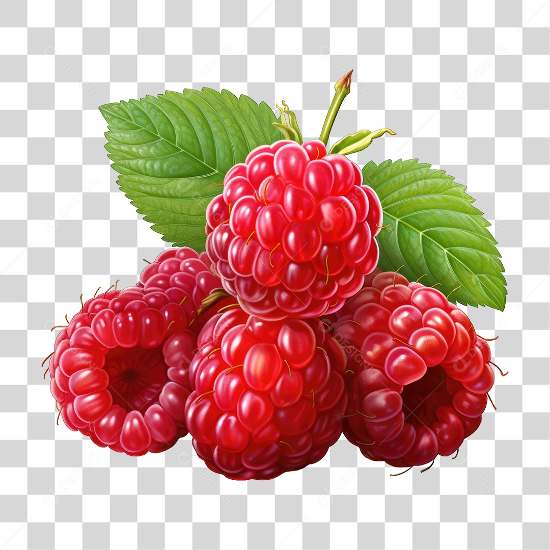 Framboesa Frutas PNG Transparente