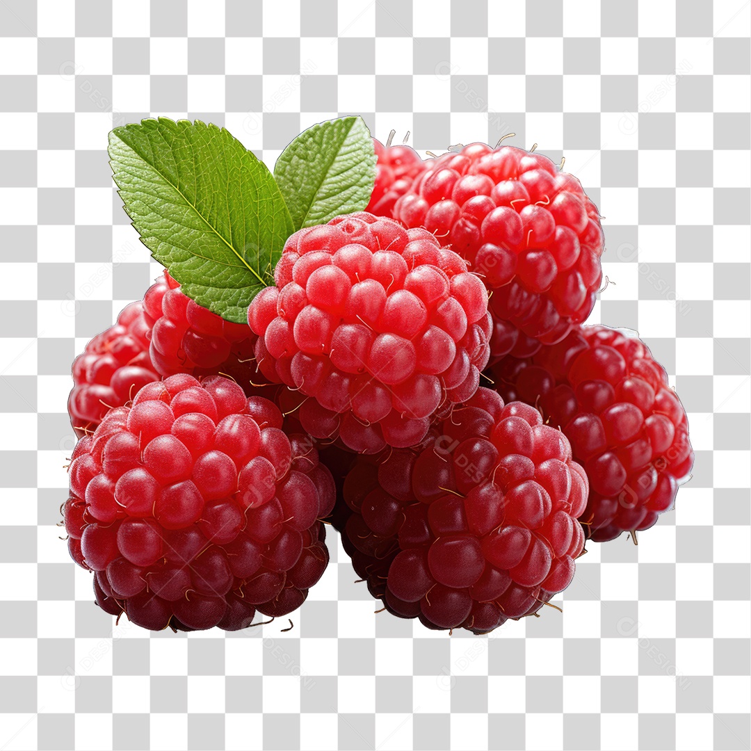 Framboesa Frutas PNG Transparente