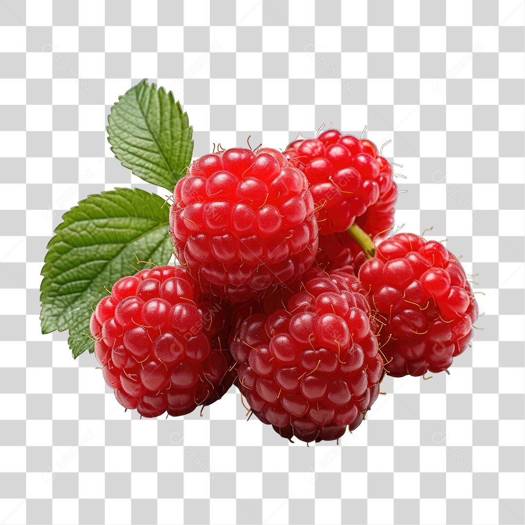 Framboesa Frutas PNG Transparente