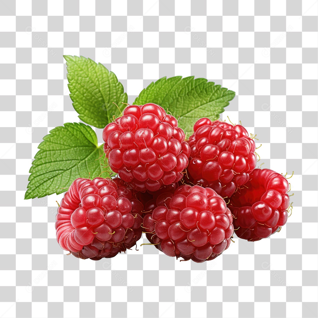 Framboesa Frutas PNG Transparente