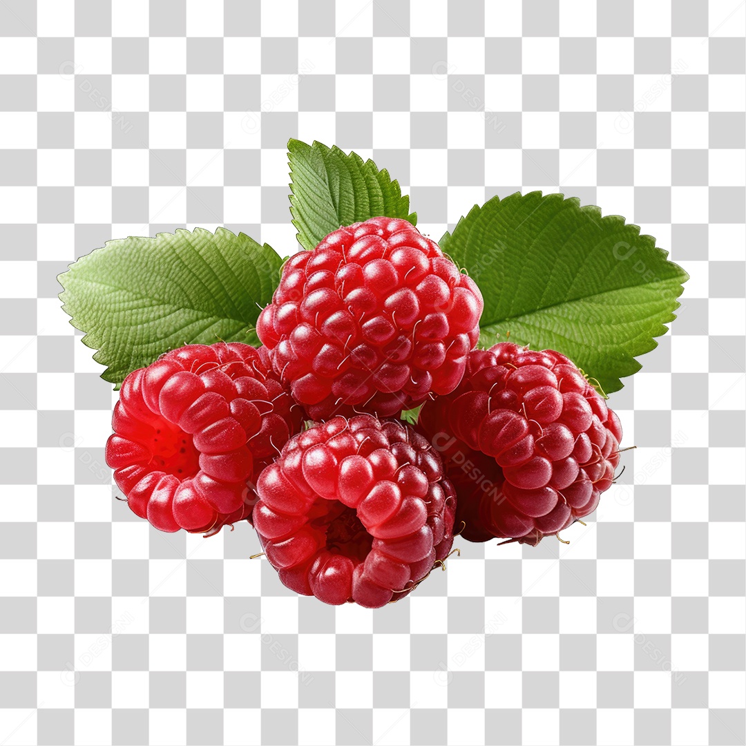 Framboesa Frutas PNG Transparente