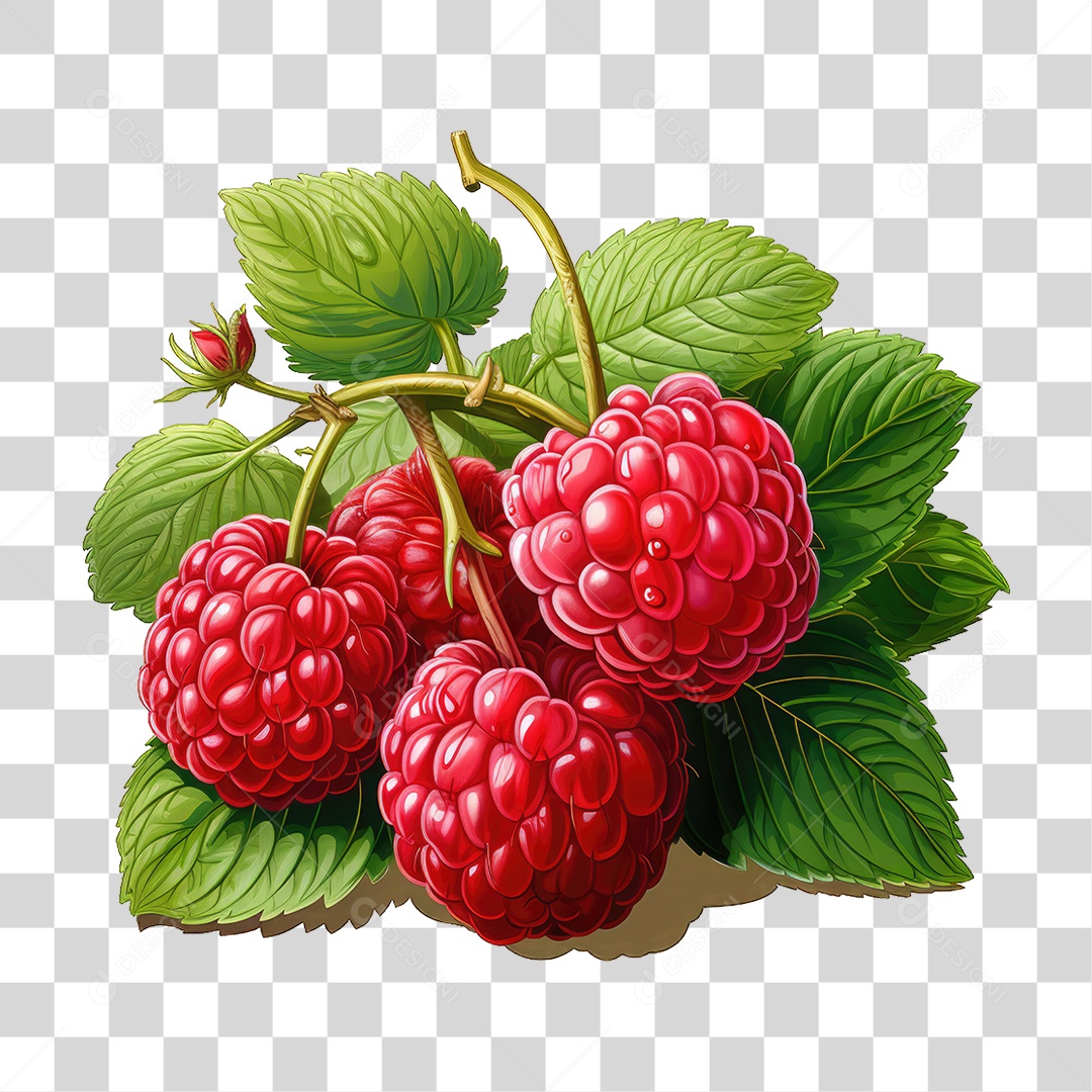 Framboesa Frutas PNG Transparente