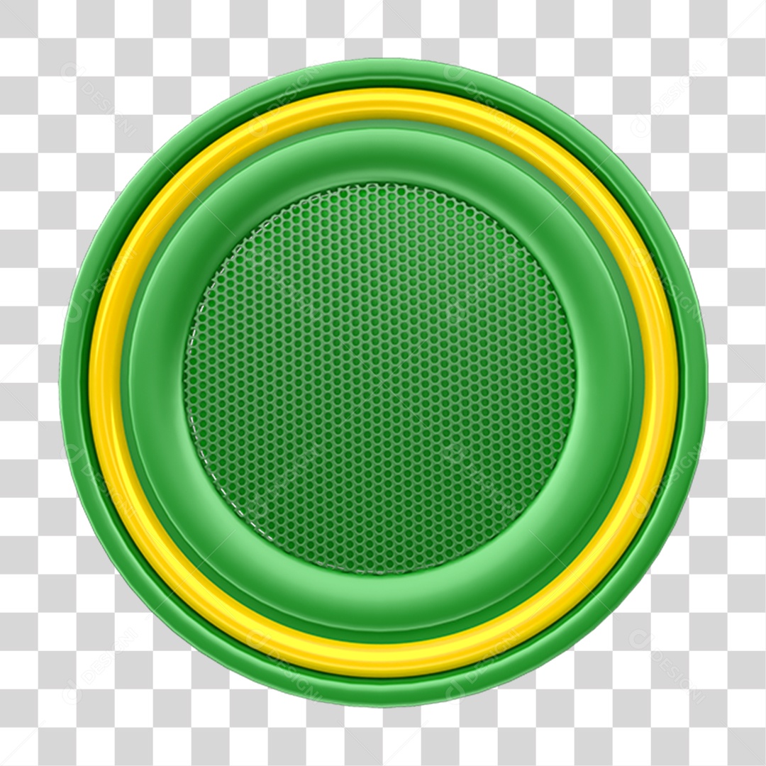 Placa Redonda PNG Transparente