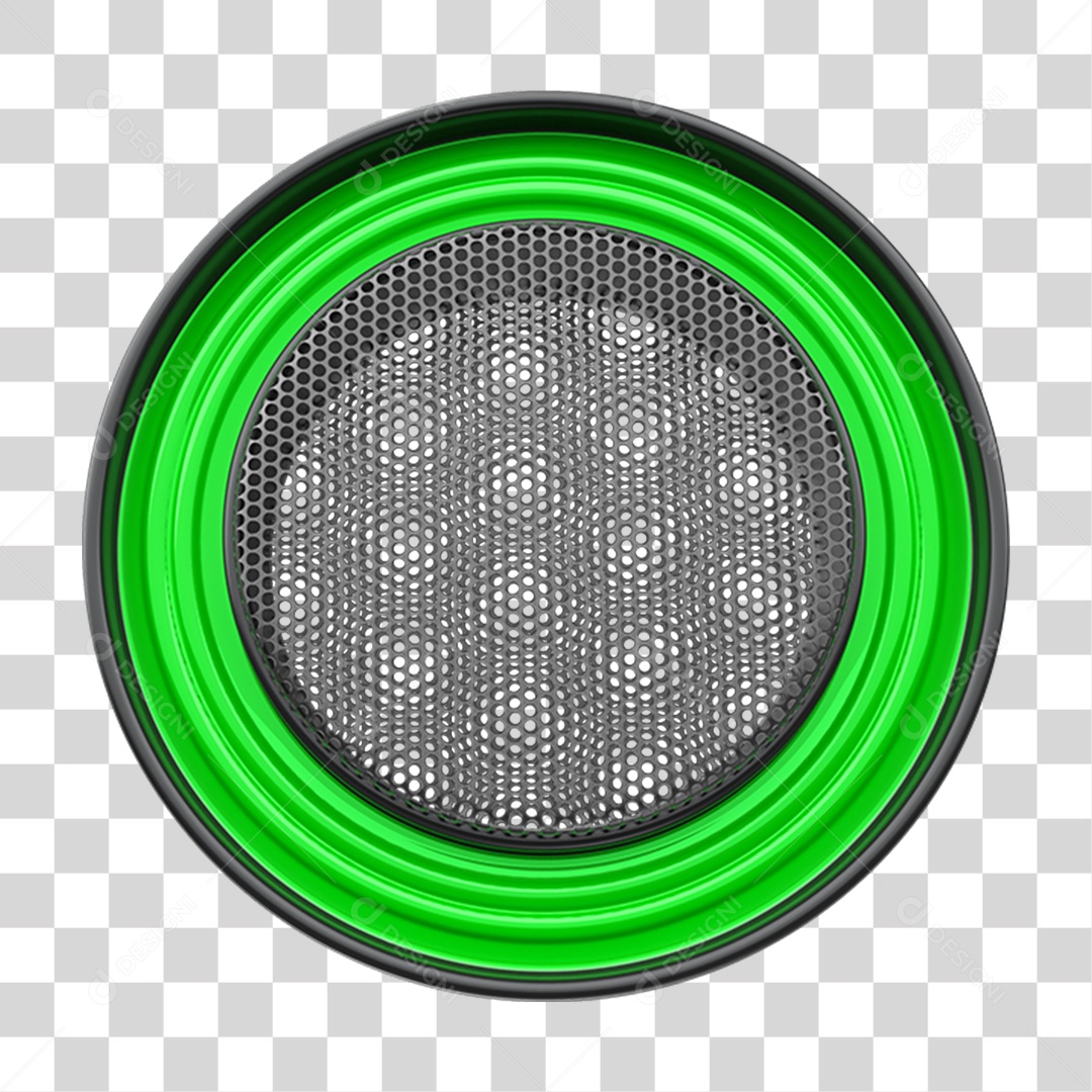 Placa Redonda Grades PNG Transparente