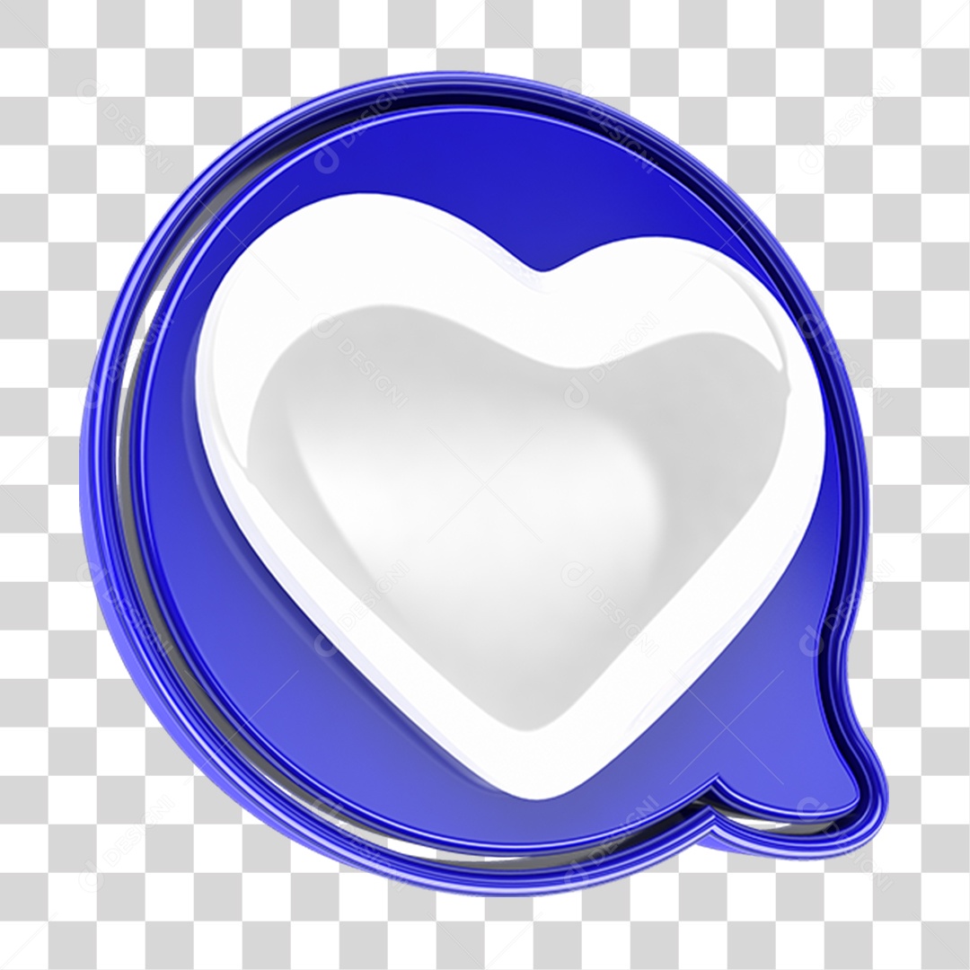 Ícone Mensagem Coração PNG Transparente