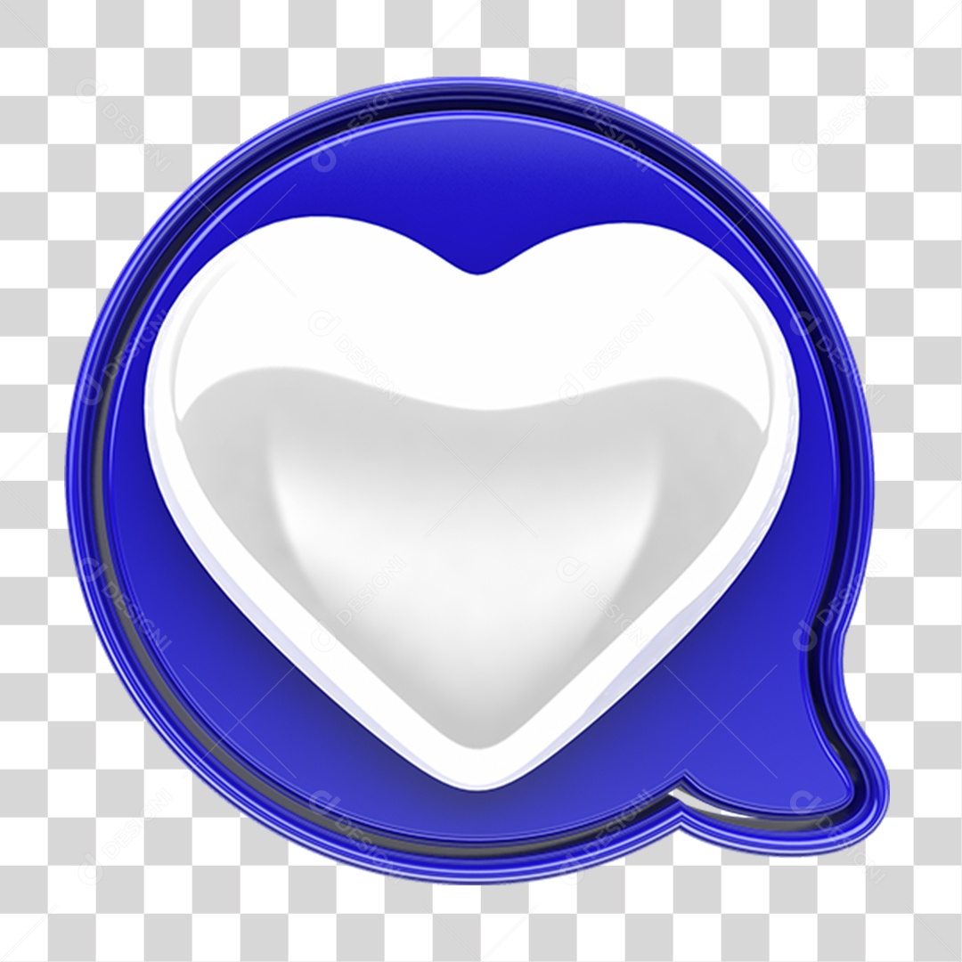 Ícone Mensagem Coração PNG Transparente