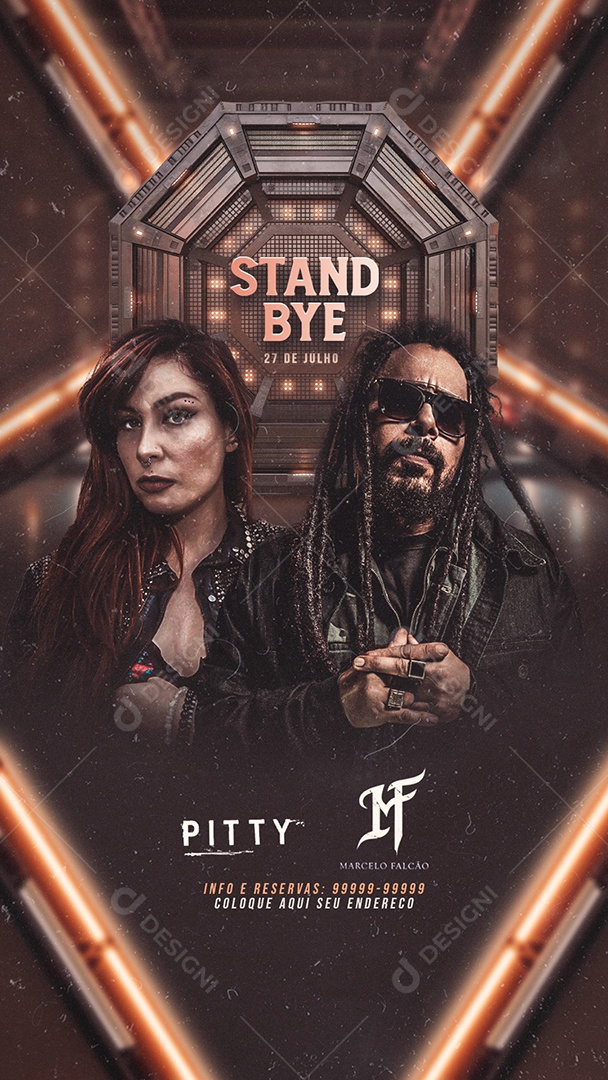 Story Flyer Stand Bye Social Media PSD Editável