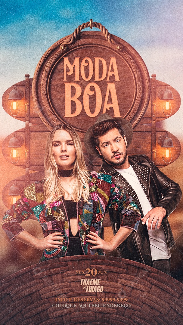 Story Flyer Moda Boa Social Media PSD Editável
