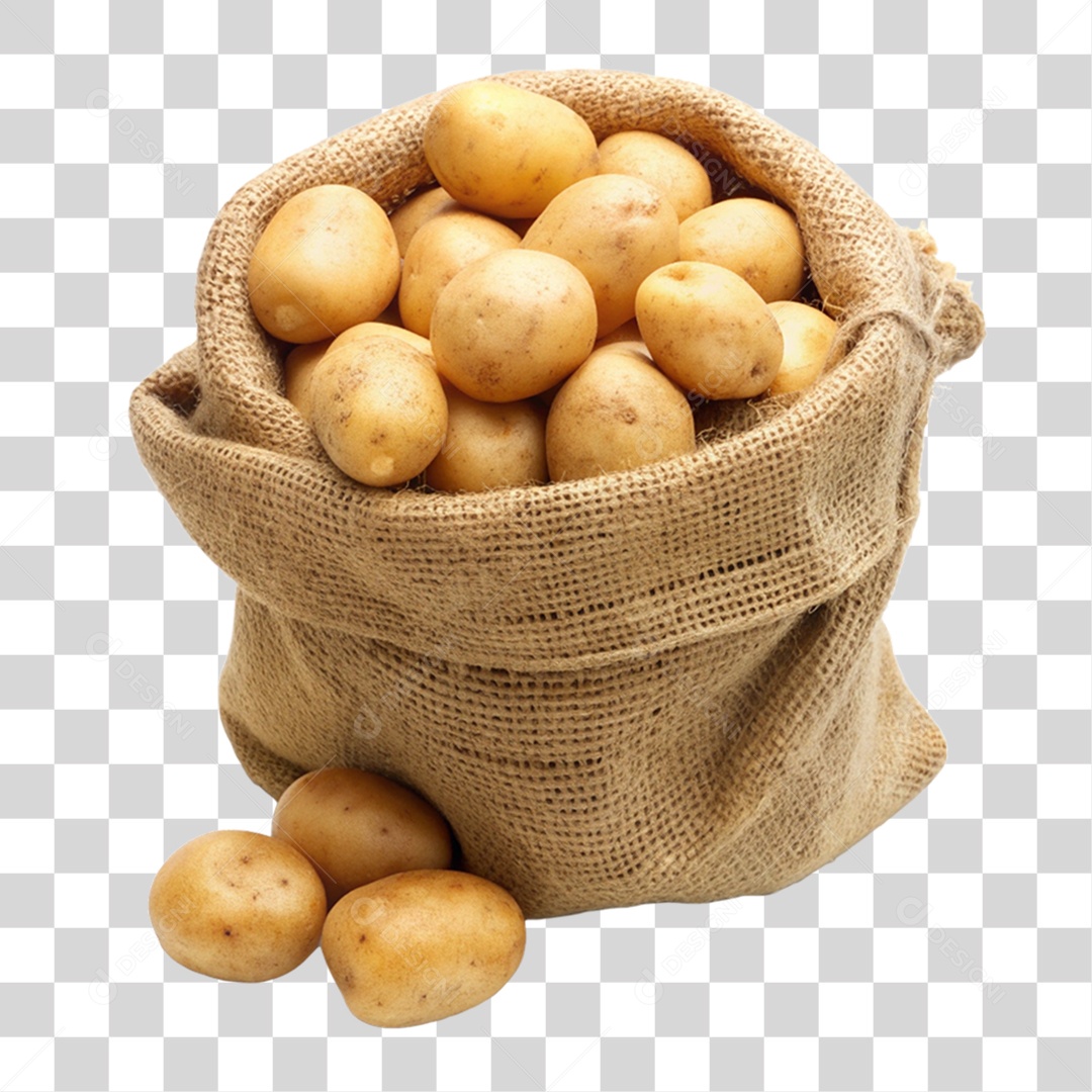 Saco de Batatas PNG Transparente