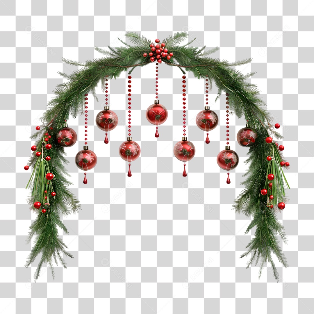 Enfeite de Natal PNG Transparente