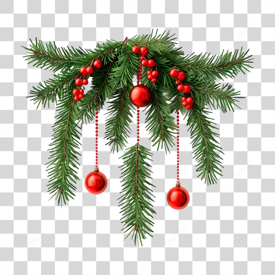 Enfeite de Natal PNG Transparente