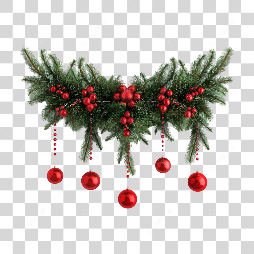 Enfeite de Natal PNG Transparente