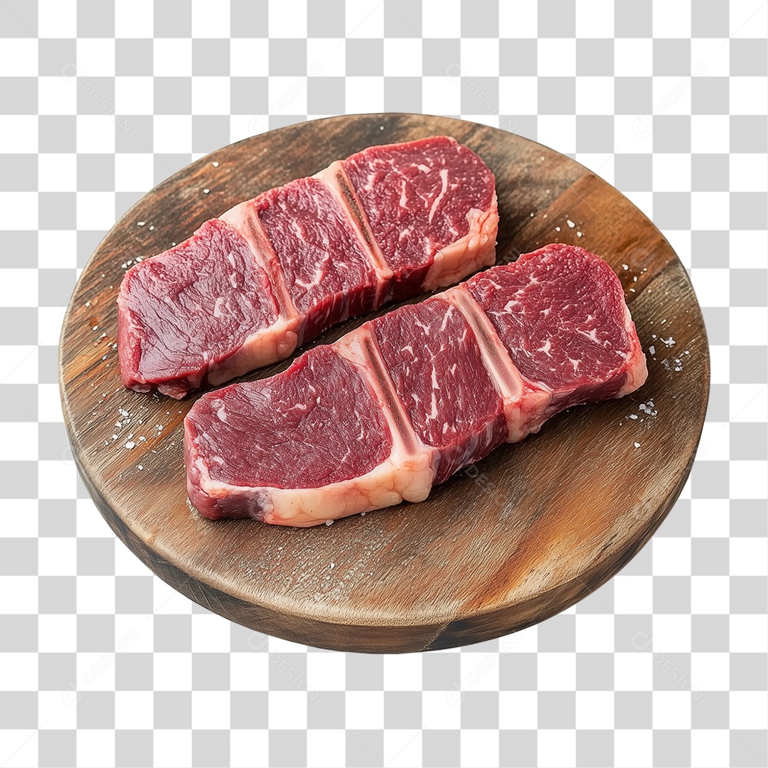 Carne Sobre Tábua PNG Transparente