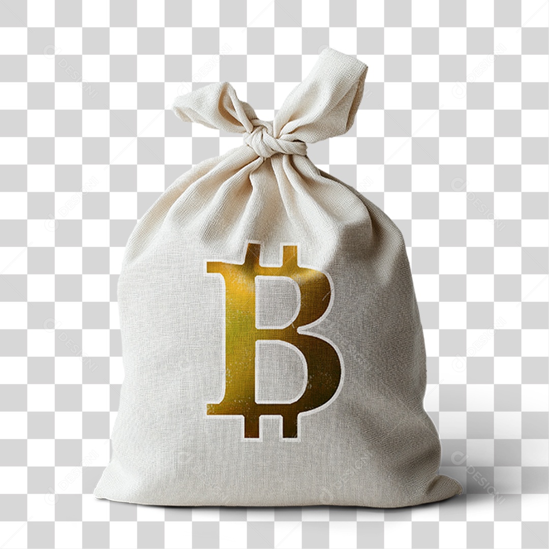Saco de Cripto PNG Transparente
