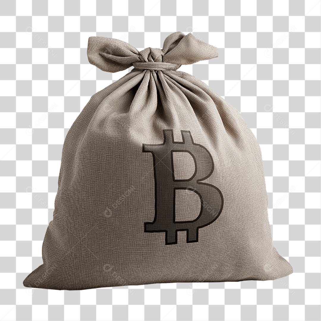 Saco de Cripto PNG Transparente