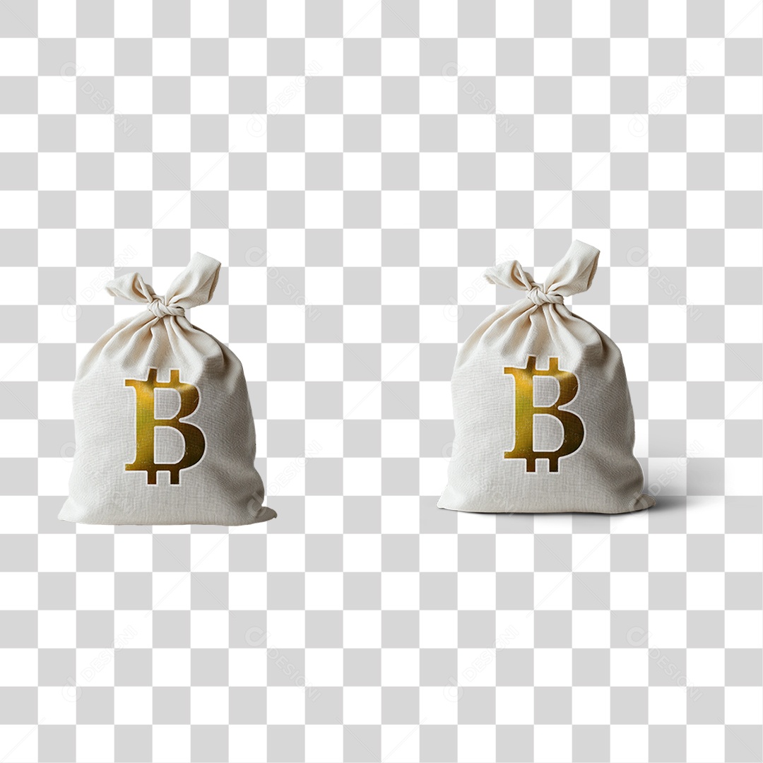 Saco de Cripto PNG Transparente