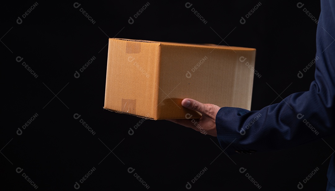 Empresário bem sucedido sobre escritório