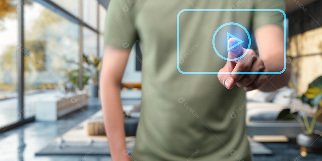 Empresário bem sucedido sobre escritório