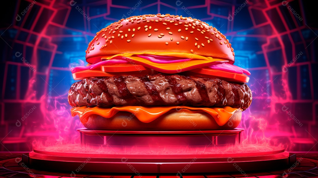 Hamburguer delicioso imagem.