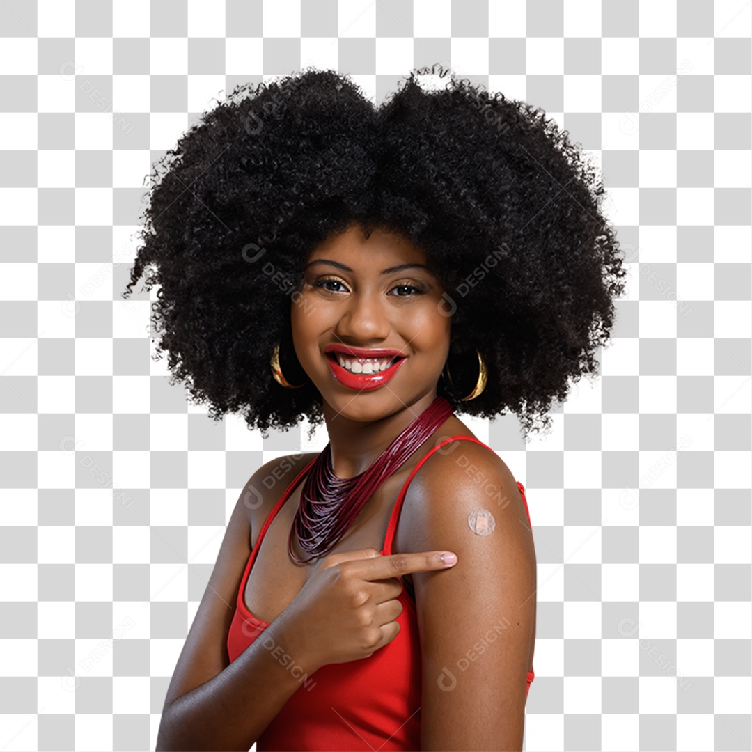 Mulher Morena Estilosa PNG Transparente