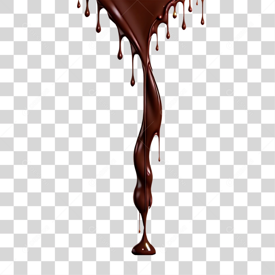 Splash de Chocolate PNG Transparente