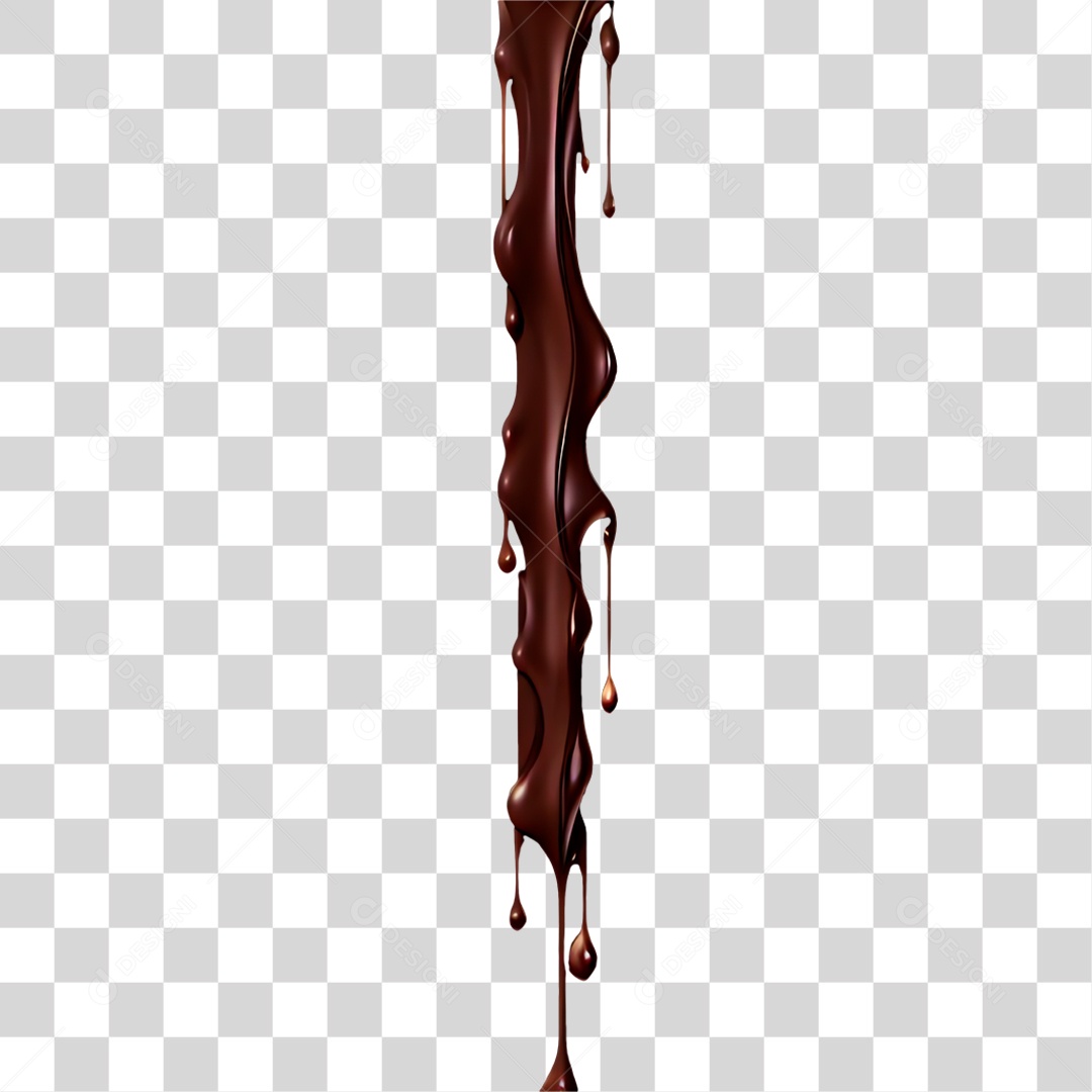 Splash de Chocolate PNG Transparente