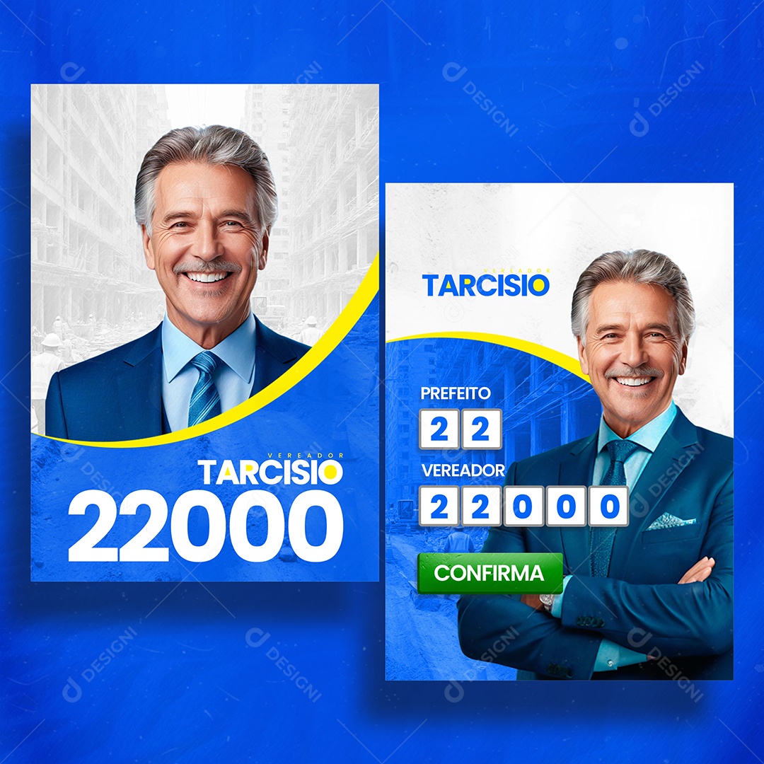 Mockup de Saltinho Politico PSD