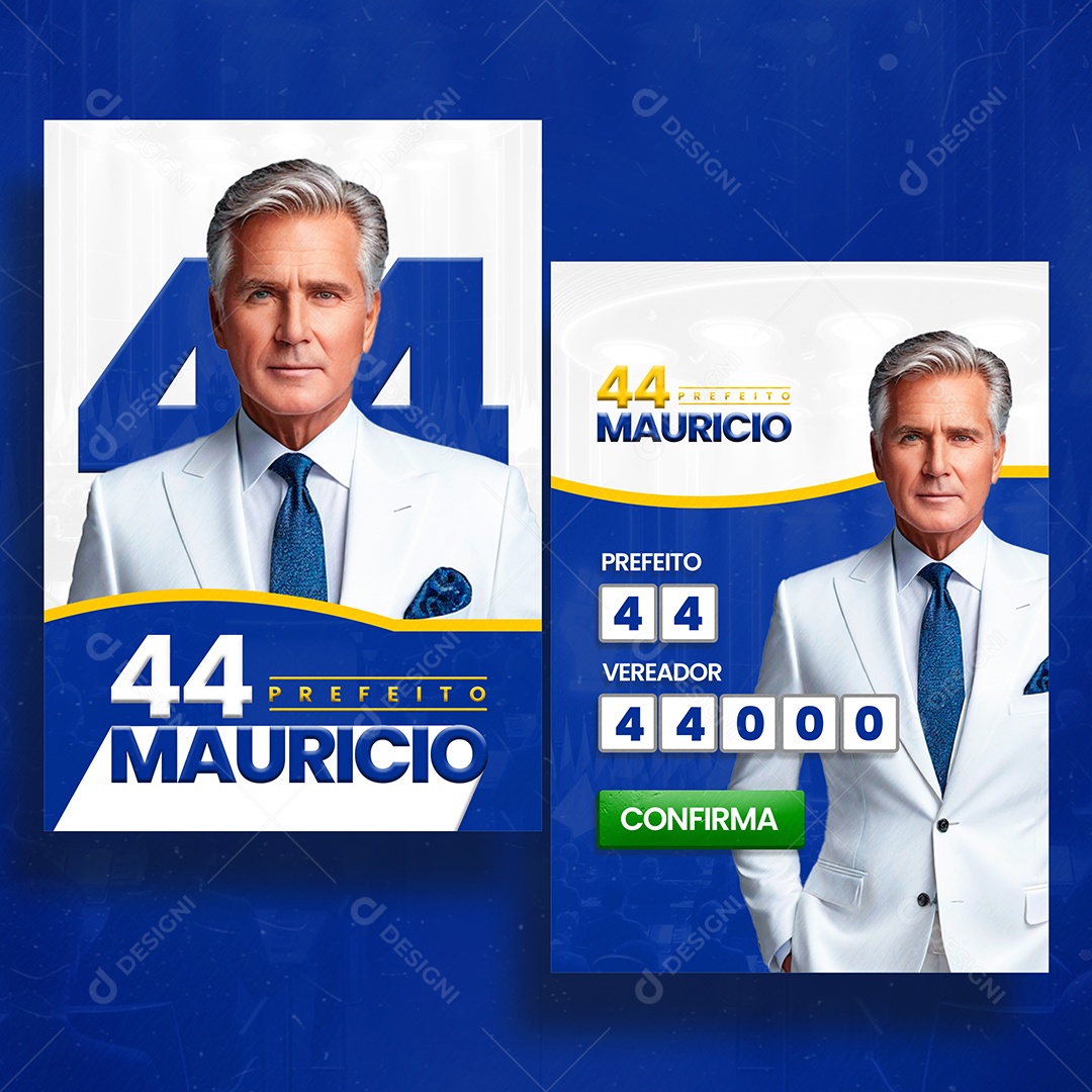 Mockup de Saltinho Politico PSD